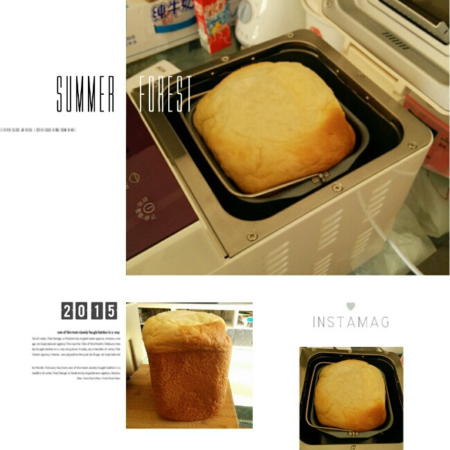 超级好吃的原味面包（面包机版）