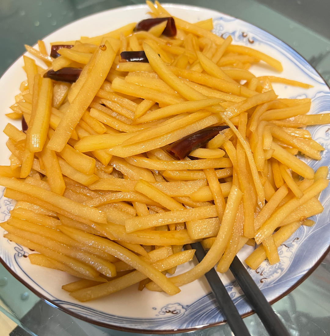 酸辣土豆丝的家常做法 超级下饭