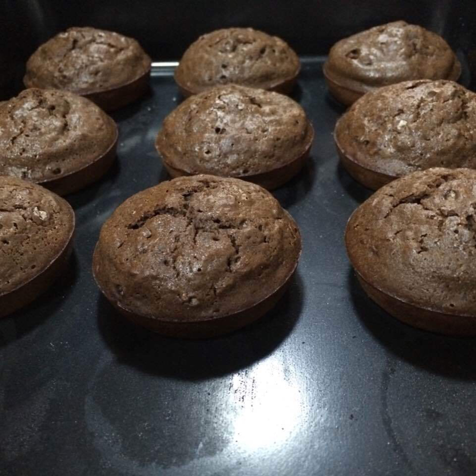 好吃不发胖系列-巧克力香蕉马芬。零巧克力低脂肪。