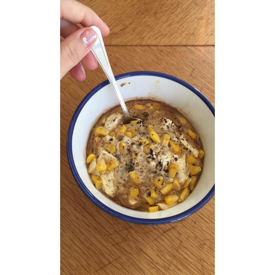 五分钟鸡蛋豆腐羹（附盒装豆腐脱模大法！）
