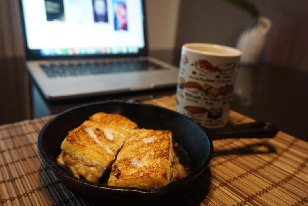 快手香酥可口香蕉派