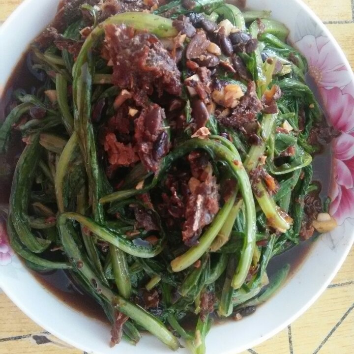 豆豉油麦菜