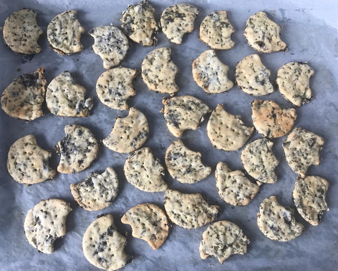 全麦海苔苏打饼干（减肥零食·无油无糖）