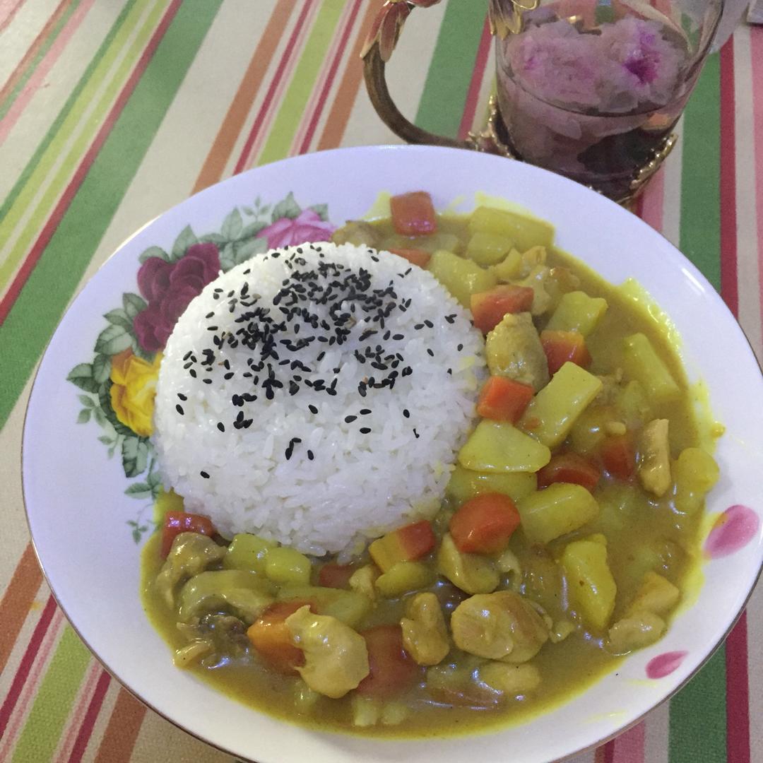 咖喱鸡饭