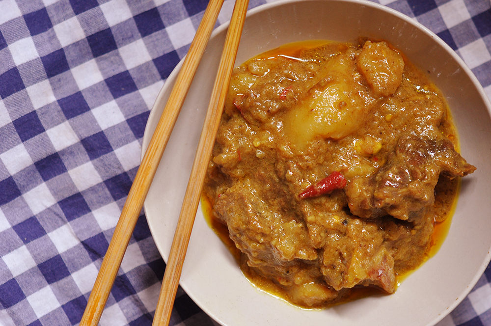 万球球做的印度红咖喱牛腩