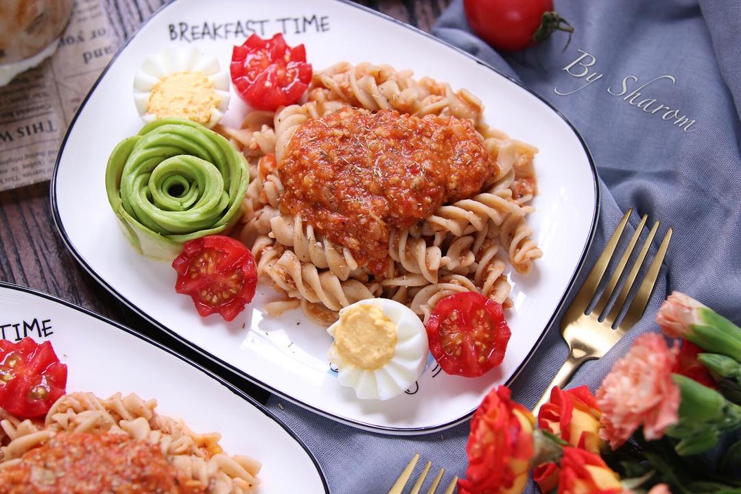 番茄肉酱烩杂疏