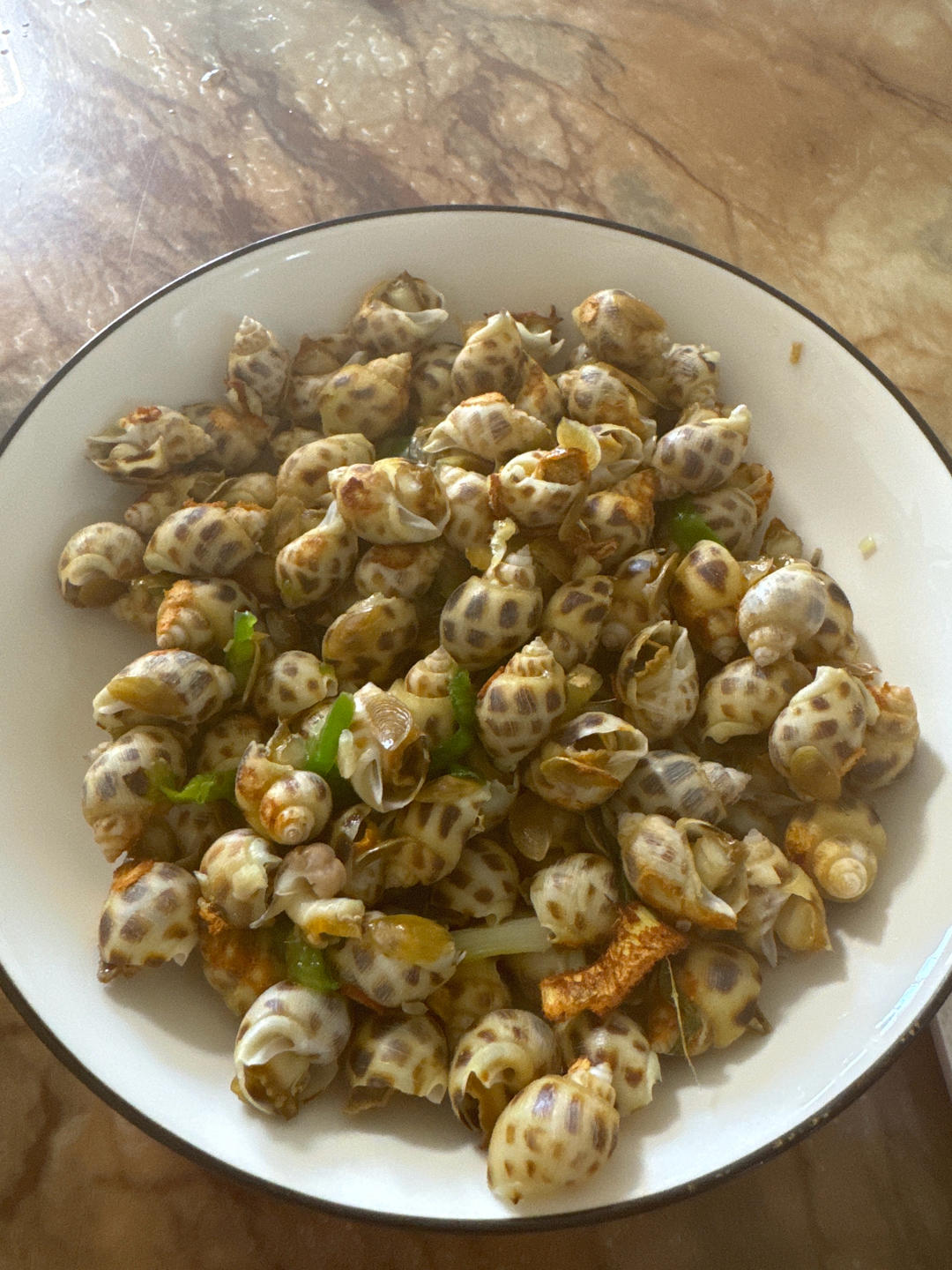 只要6分钟搞定的盐焗花螺