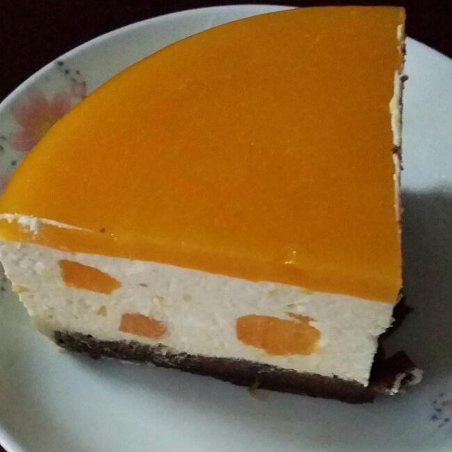 芒果冻芝士蛋糕