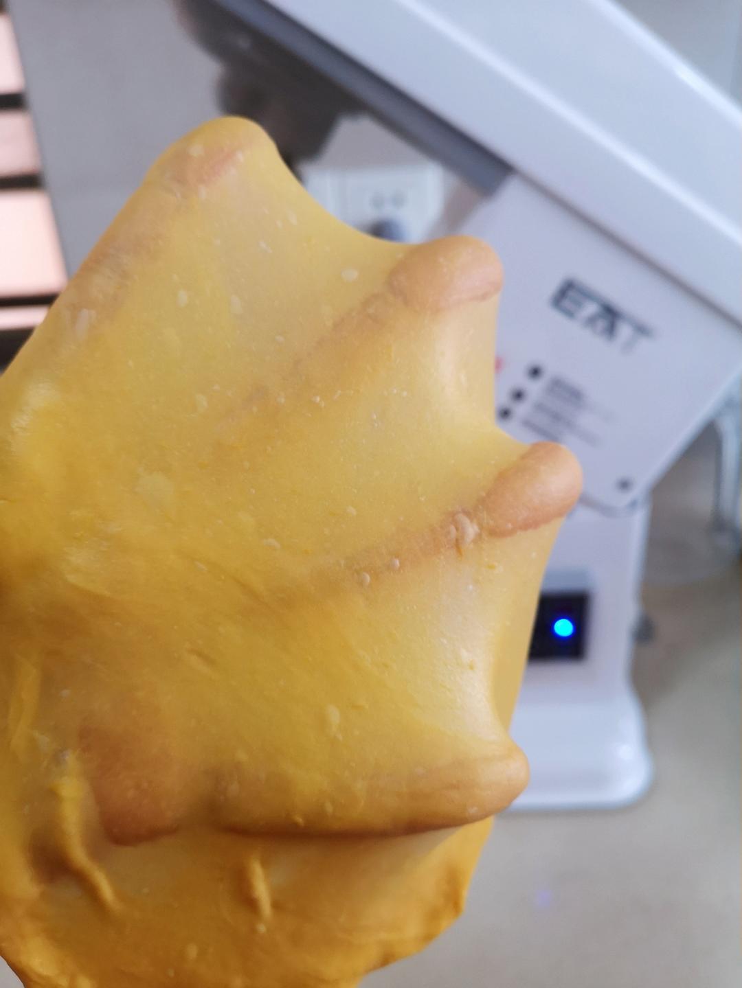 超软南瓜吐司|一次擀卷法
