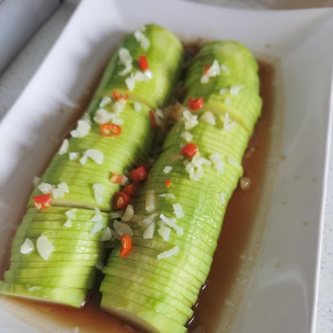 健康下饭素菜蒜蓉西葫芦