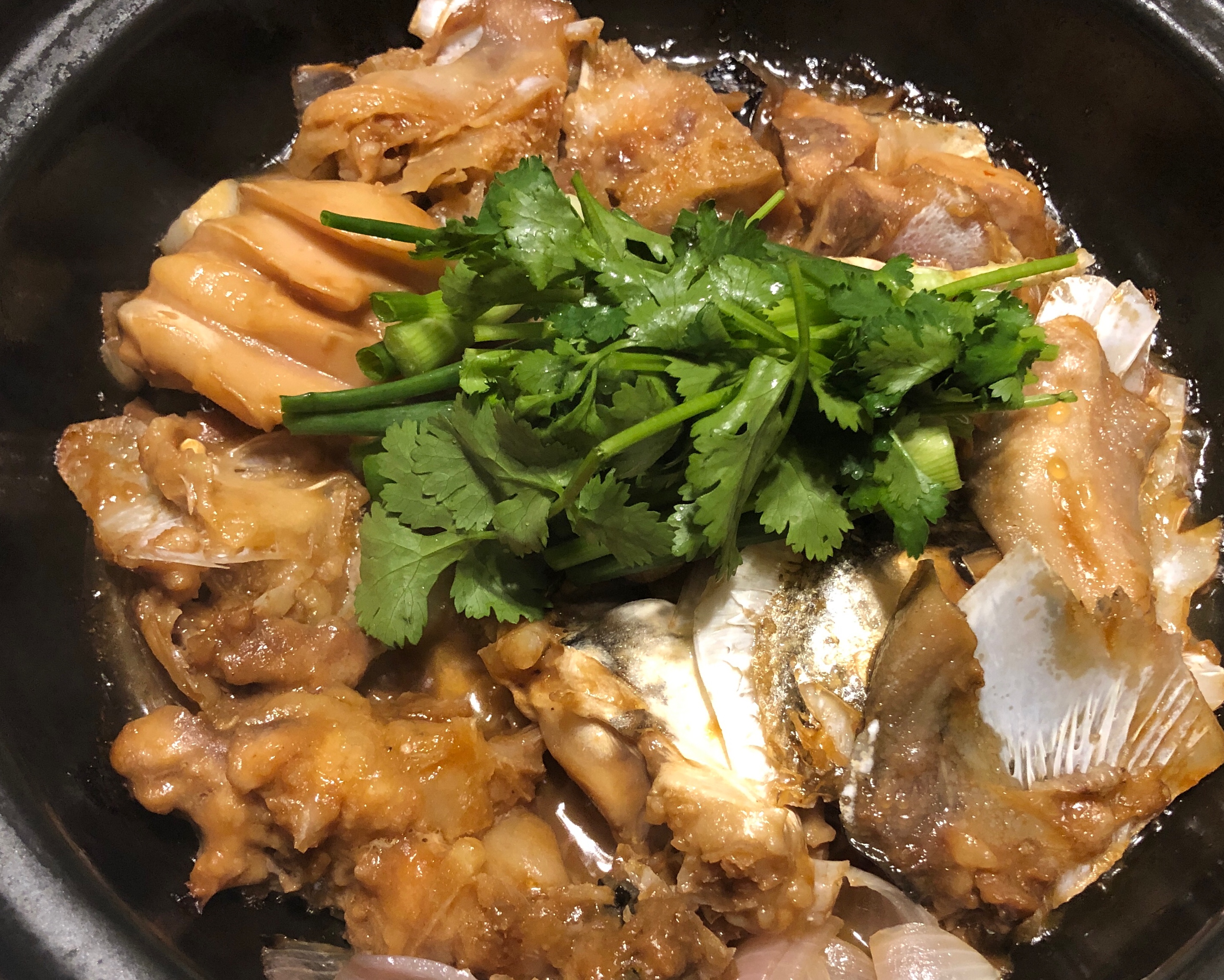 砂锅焗鱼头的做法
