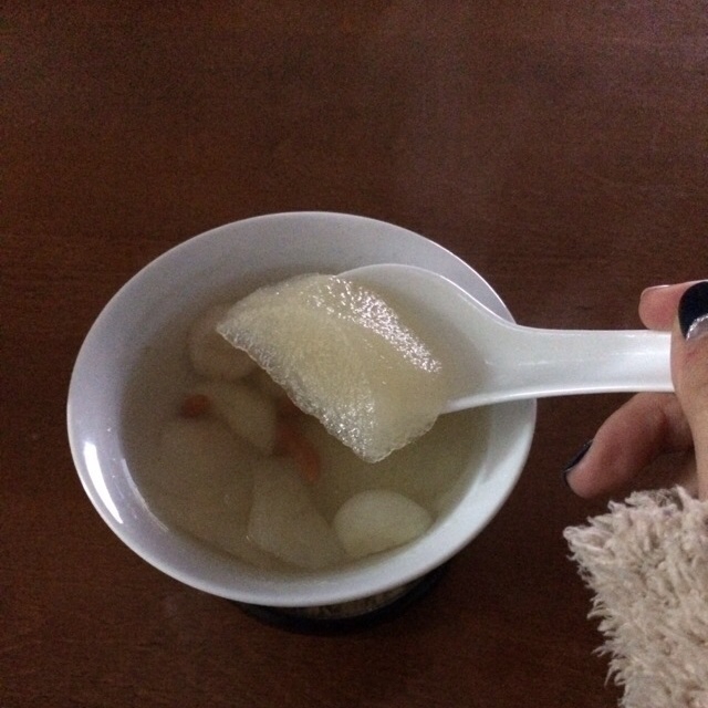 荸荠甜梨汤