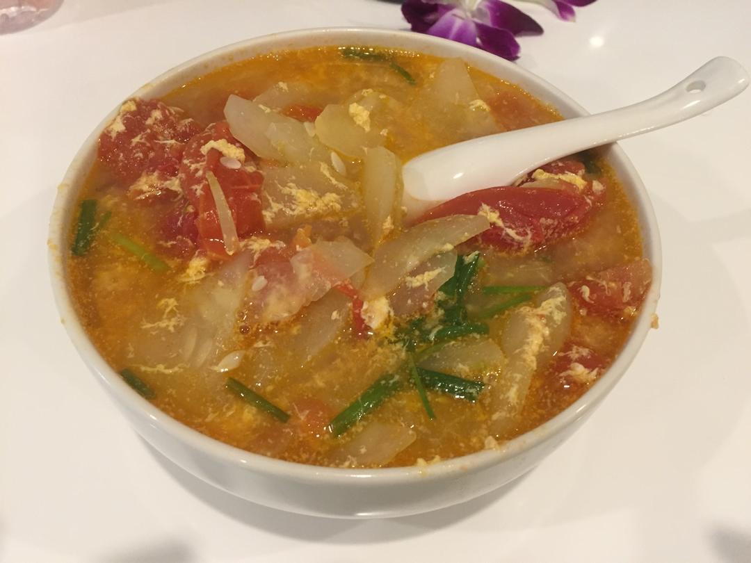 番茄老黄瓜汤