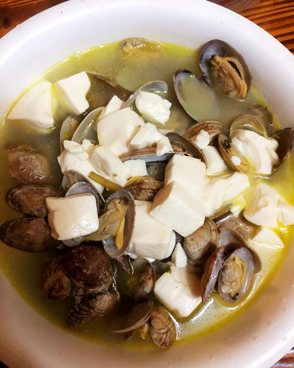 蛤蜊豆腐汤