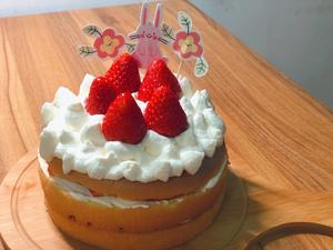 草莓裸蛋糕的做法 步骤4