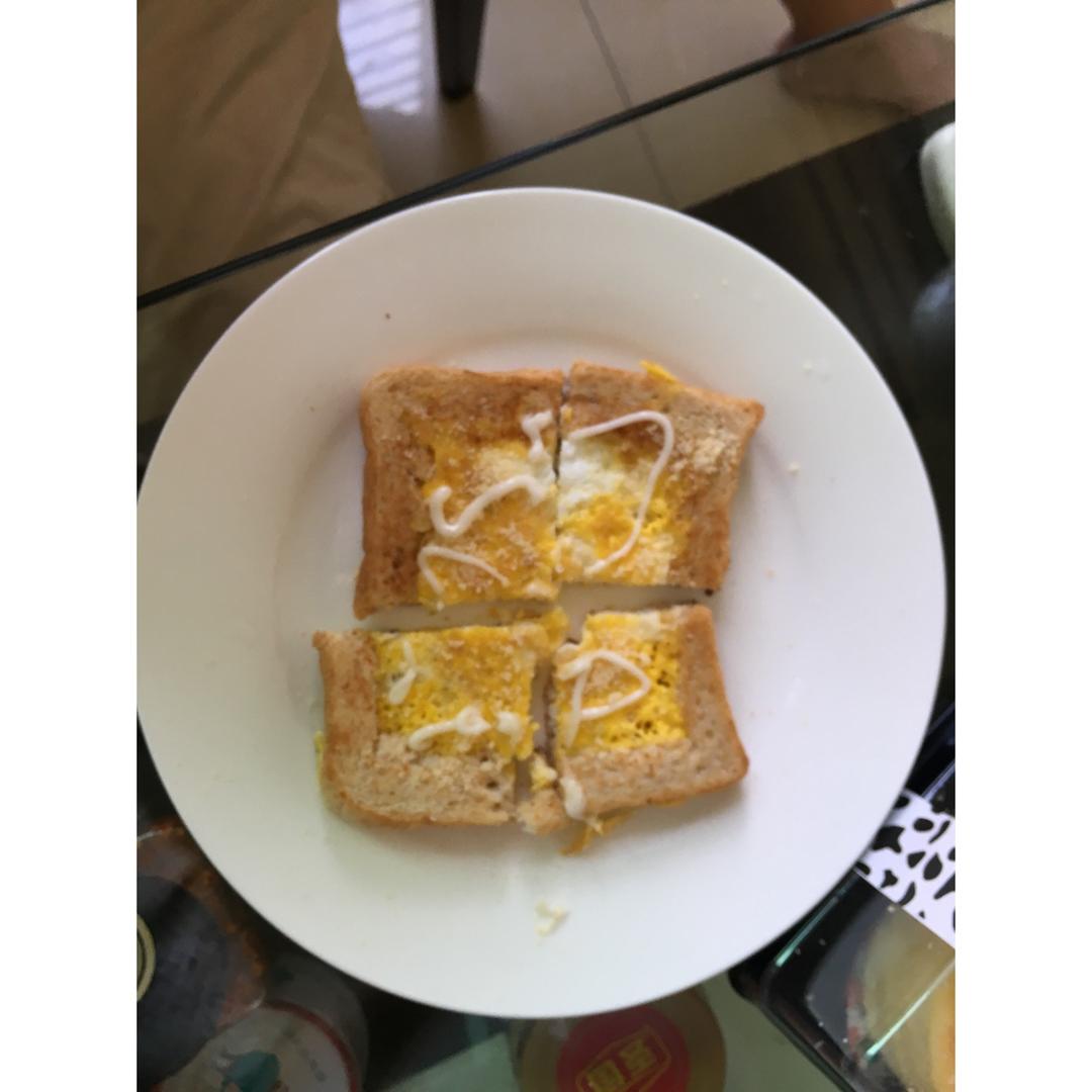 牛奶吐司鸡蛋布丁（失败吐司的归处）