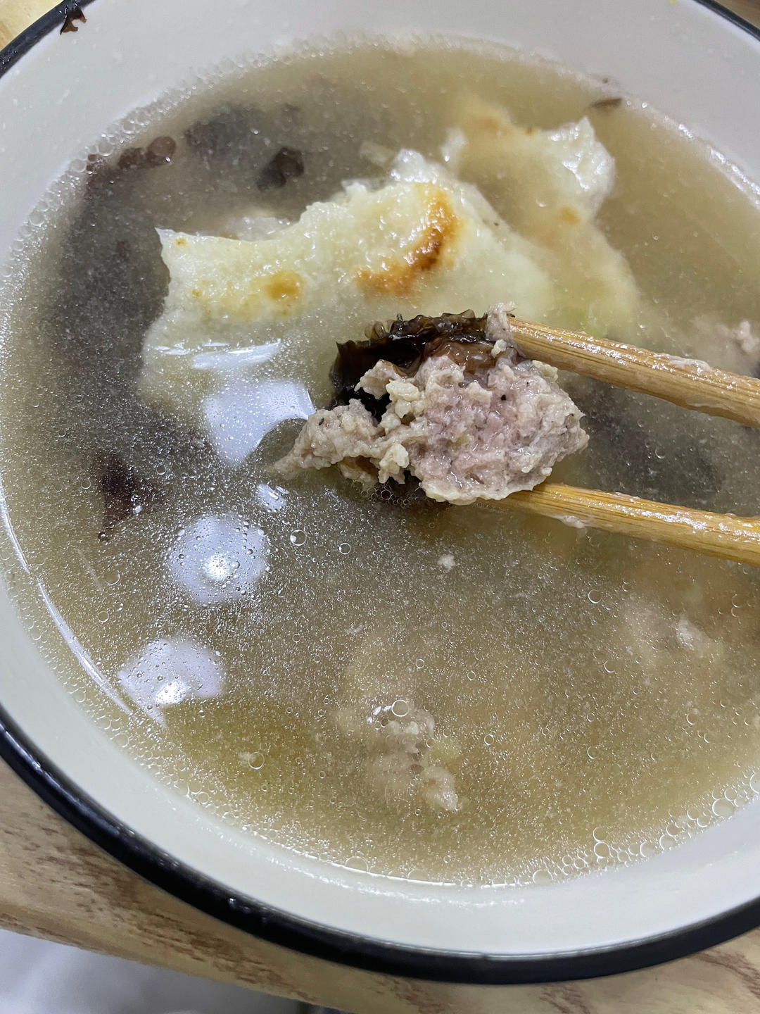 白菜丸子汤