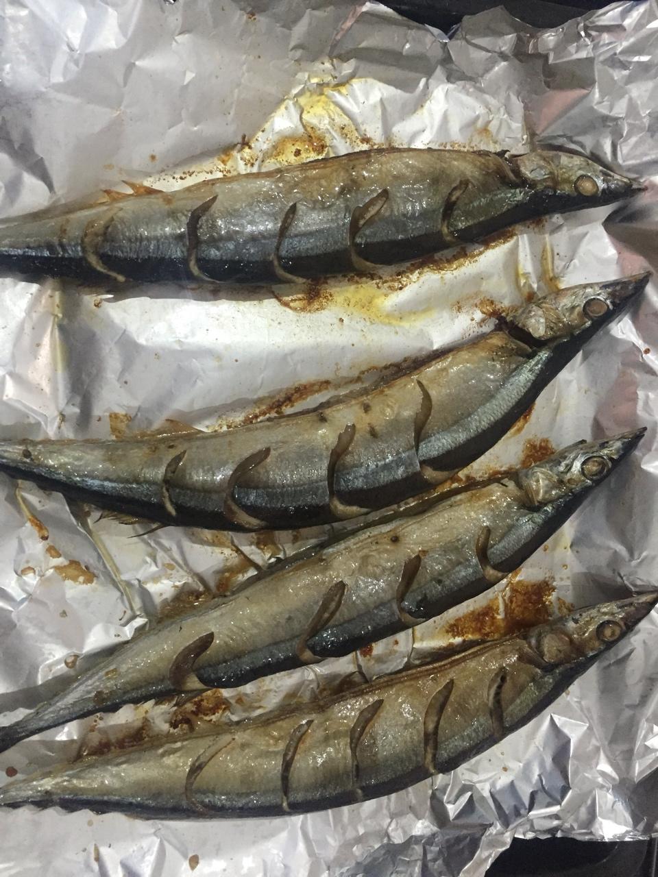 盐烤秋刀鱼