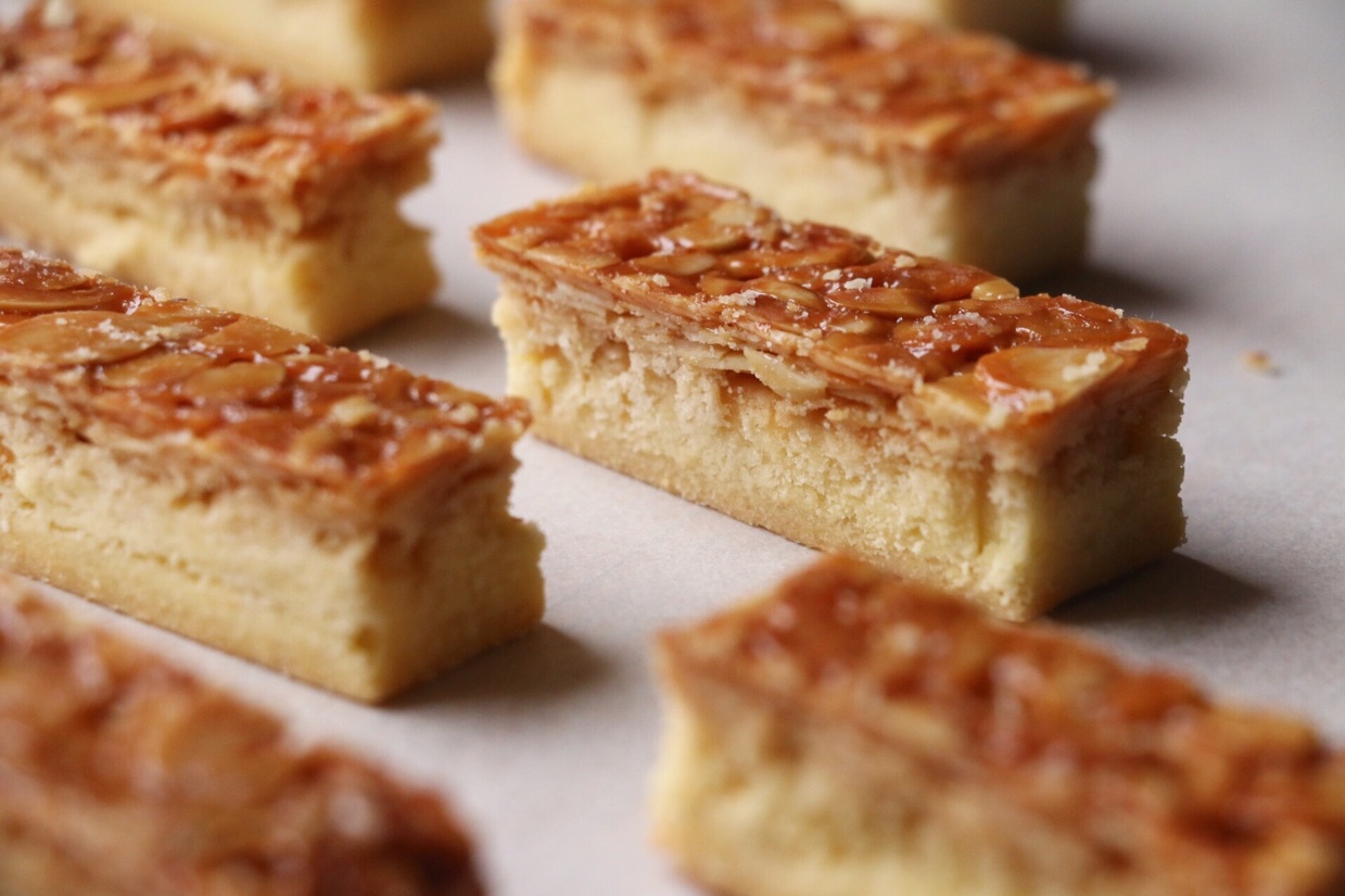 切了西瓜卖西瓜-做的法式焦糖杏仁酥饼