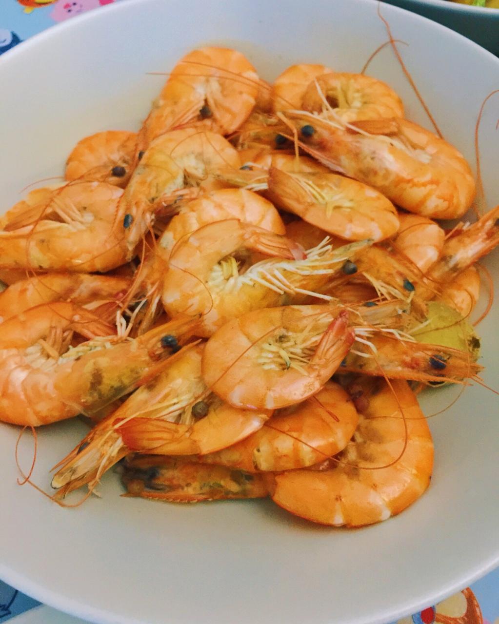 moore妈咪做的煮虾简单甜美