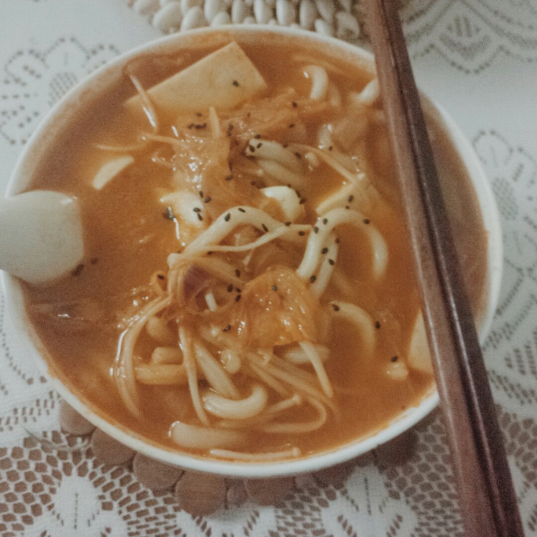 泡菜乌冬面