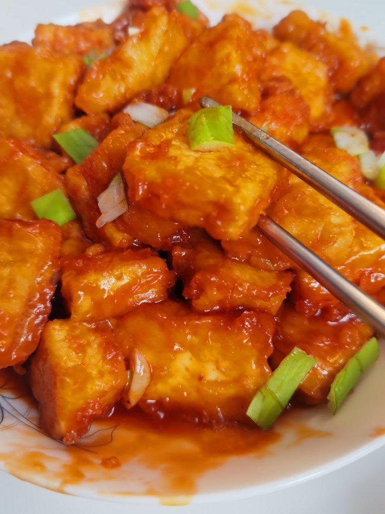 给肉都不换的糖醋豆腐‼️外脆里嫩，巨下饭‼️