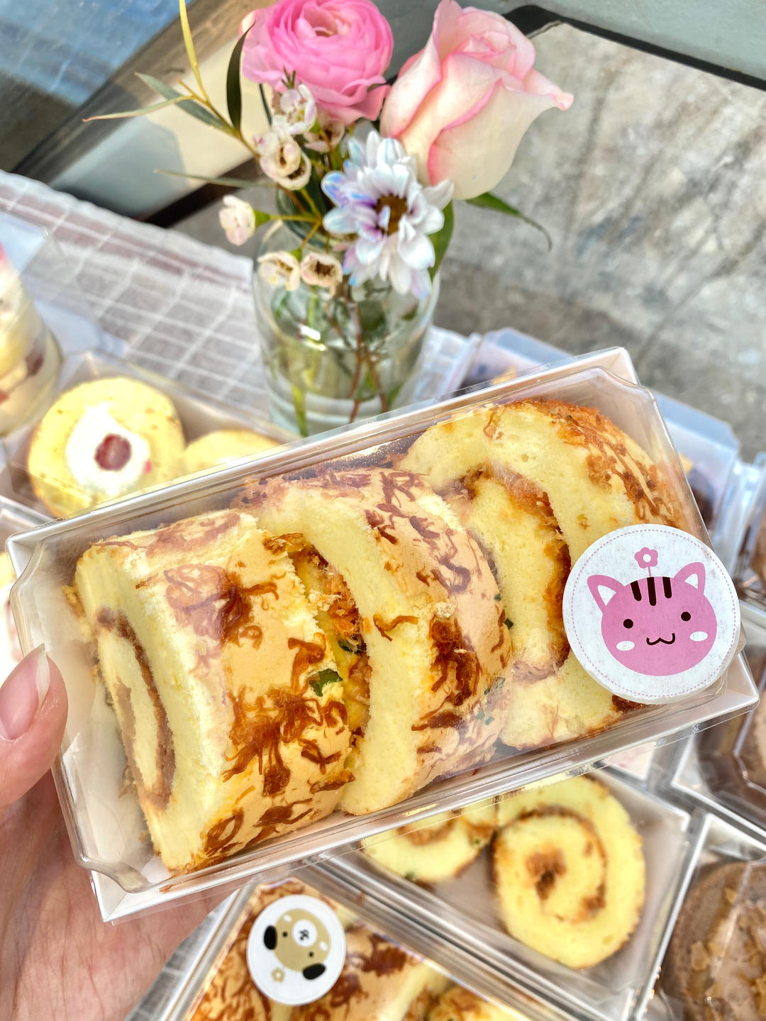 香葱肉松卷 蛋糕卷-无敌美味