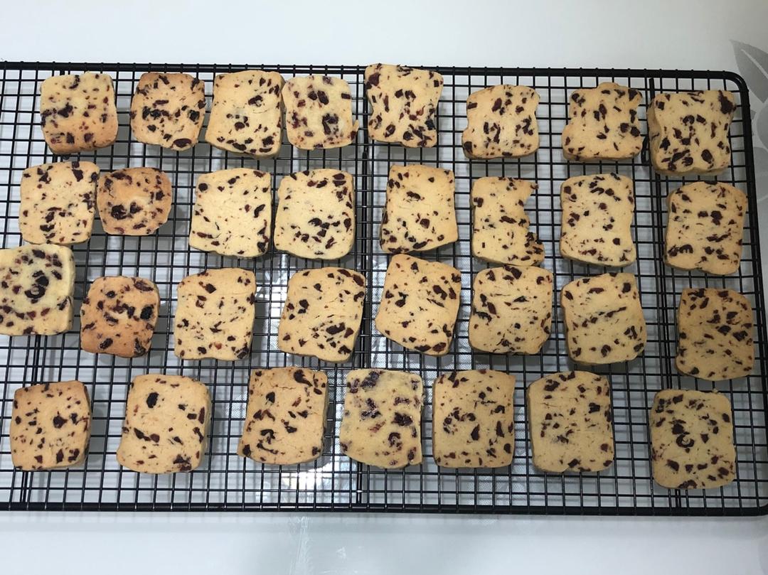 低糖少油版蔓越莓饼干