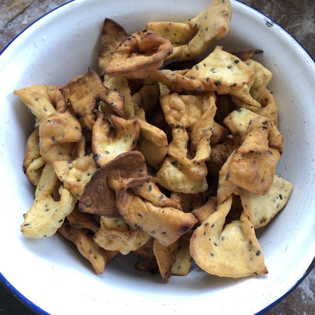 过年小食炸小果（焦叶）