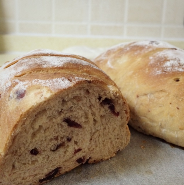 蔓越莓全麦黑糖面包