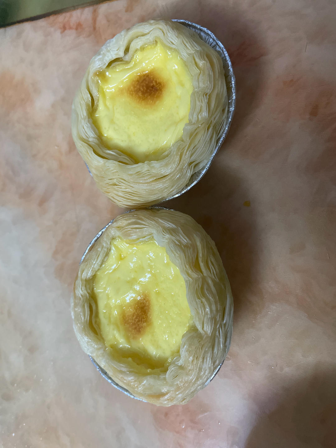 空气炸锅版全蛋葡式蛋挞『秒杀KFC』悠伴空气炸锅