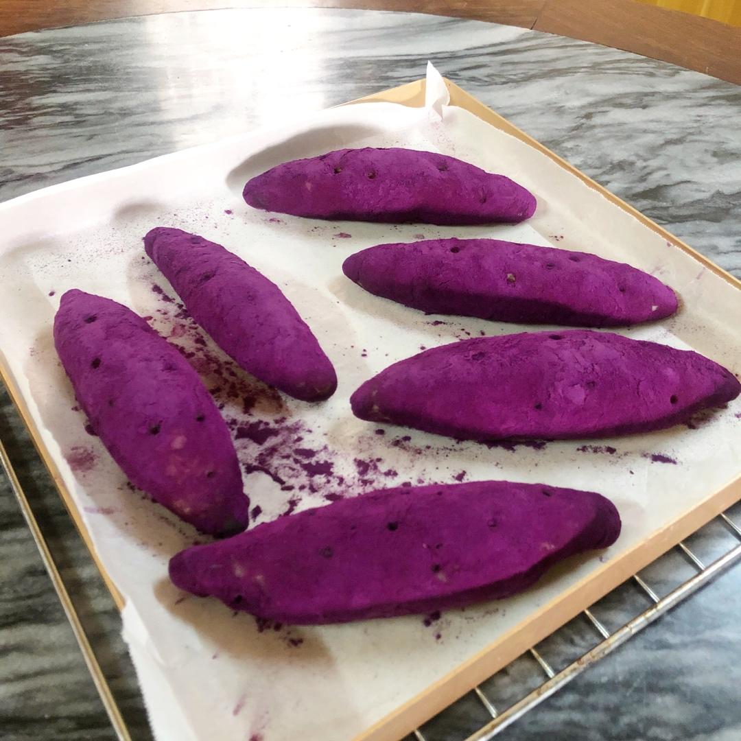 紫薯地瓜包（风靡韩国的地瓜麻薯包）