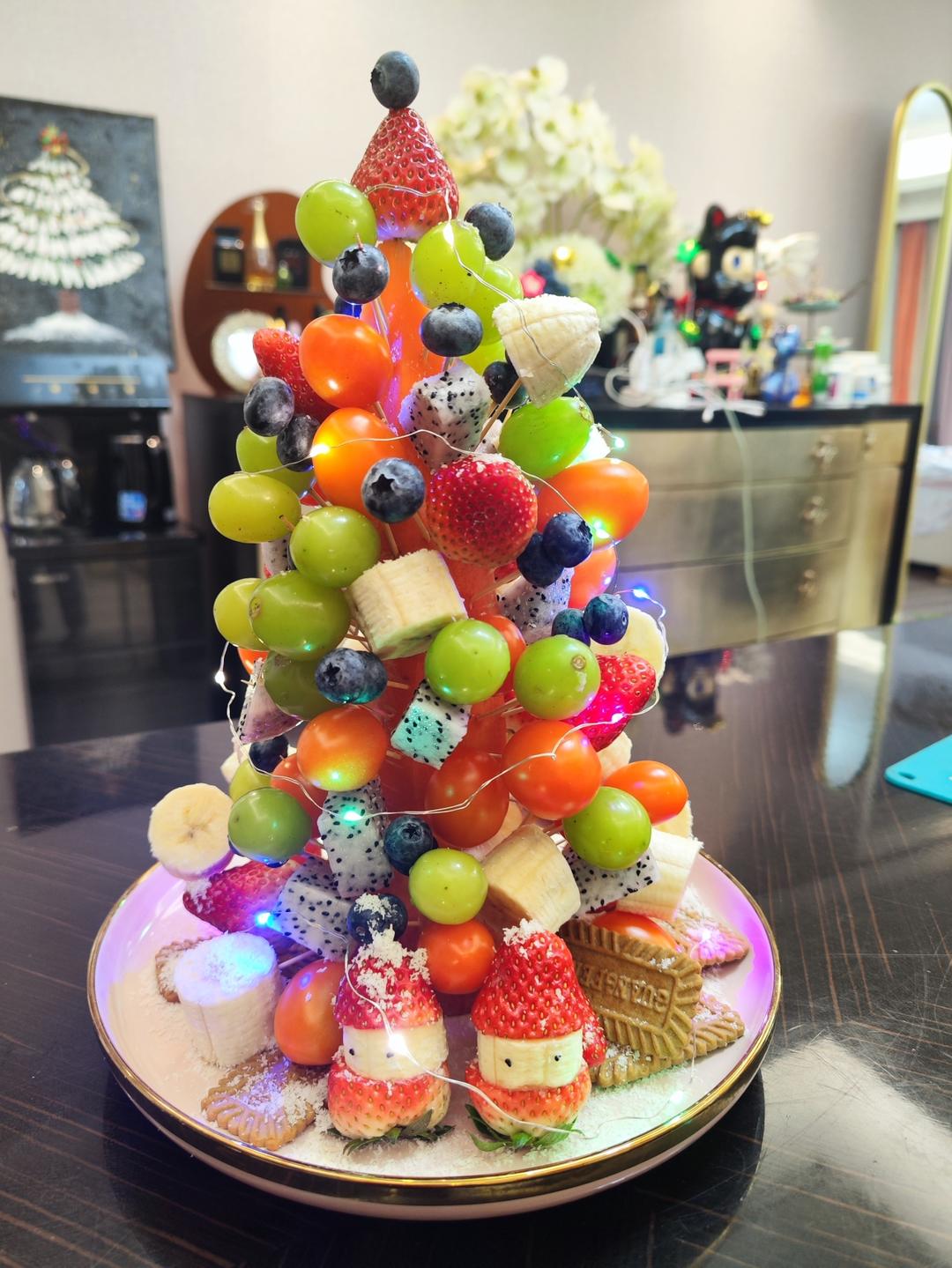 水果缤纷圣诞树——派对必备