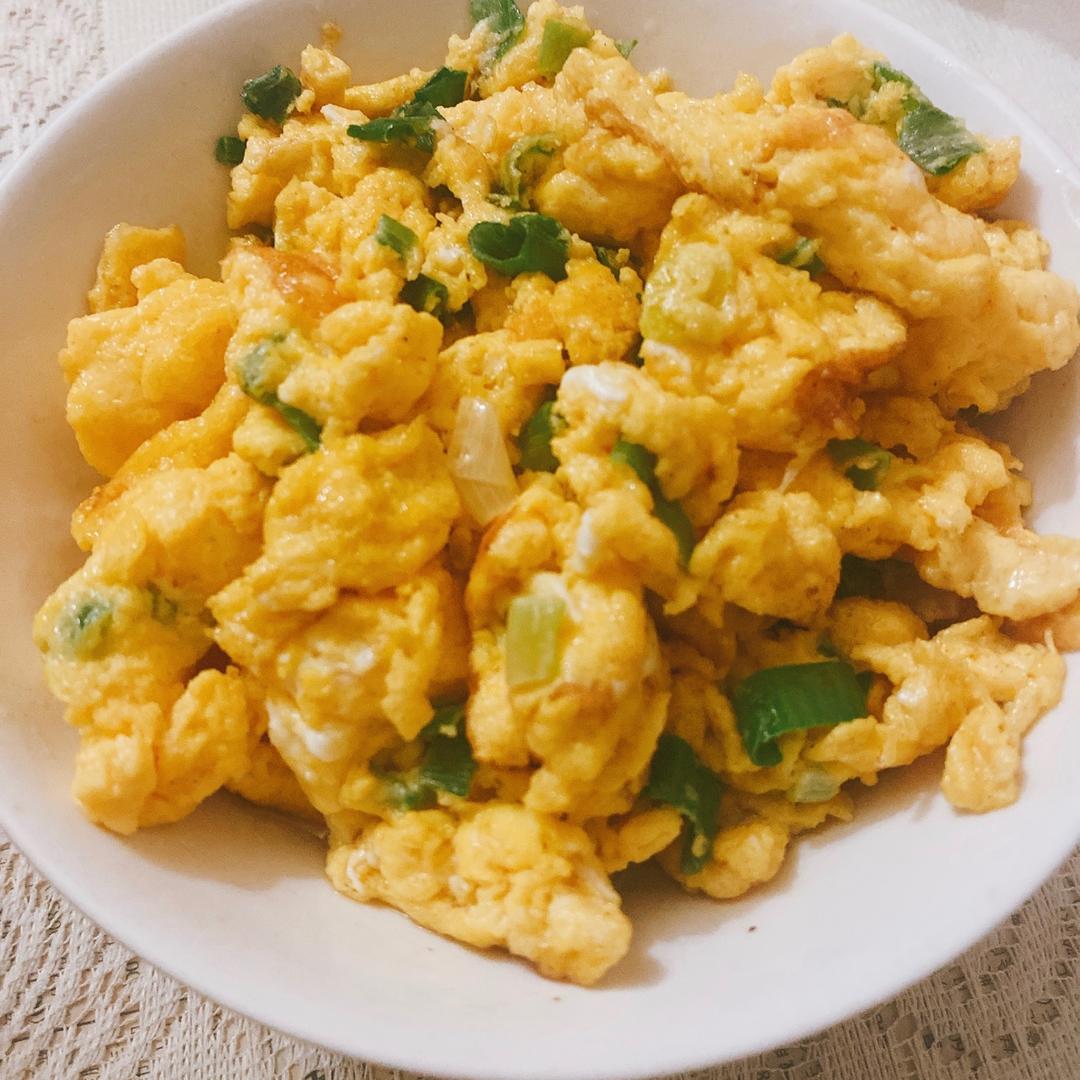 大葱炒鸡蛋