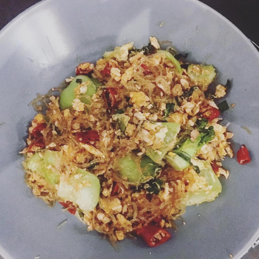 肉末炒粉丝