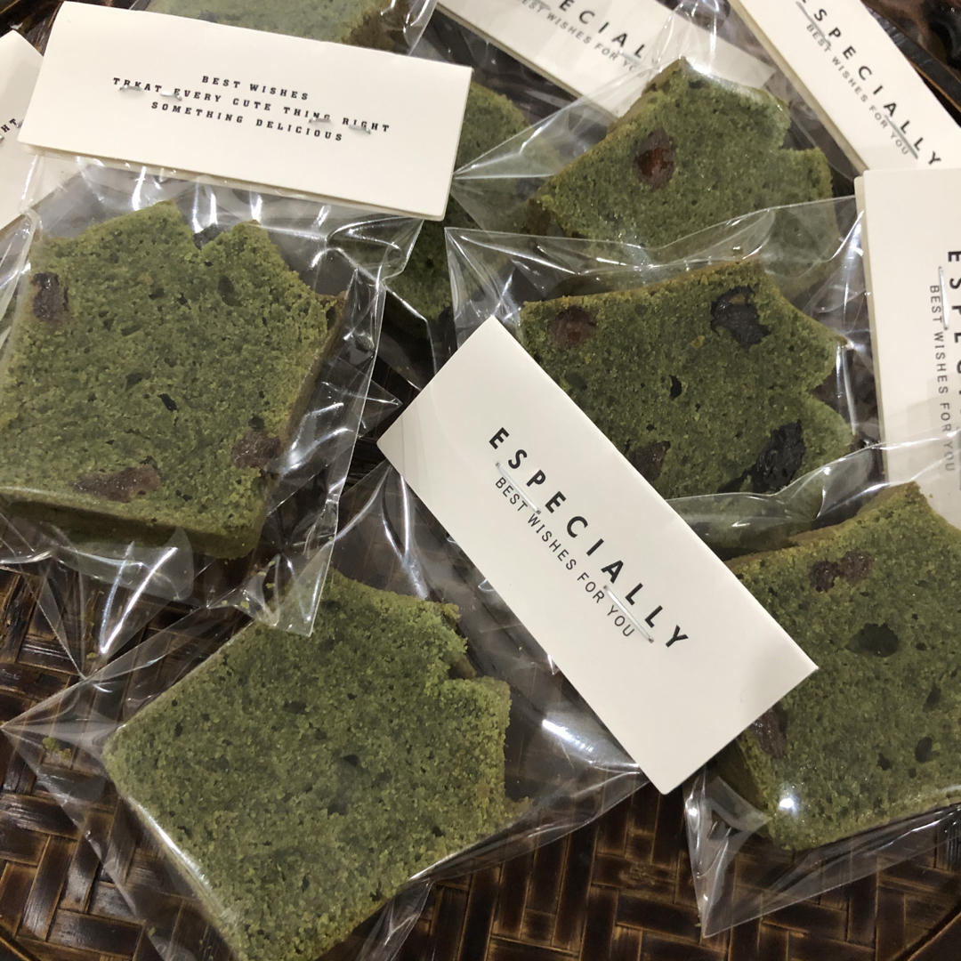 抹茶蜜豆白巧磅蛋糕（小嶋老师）
