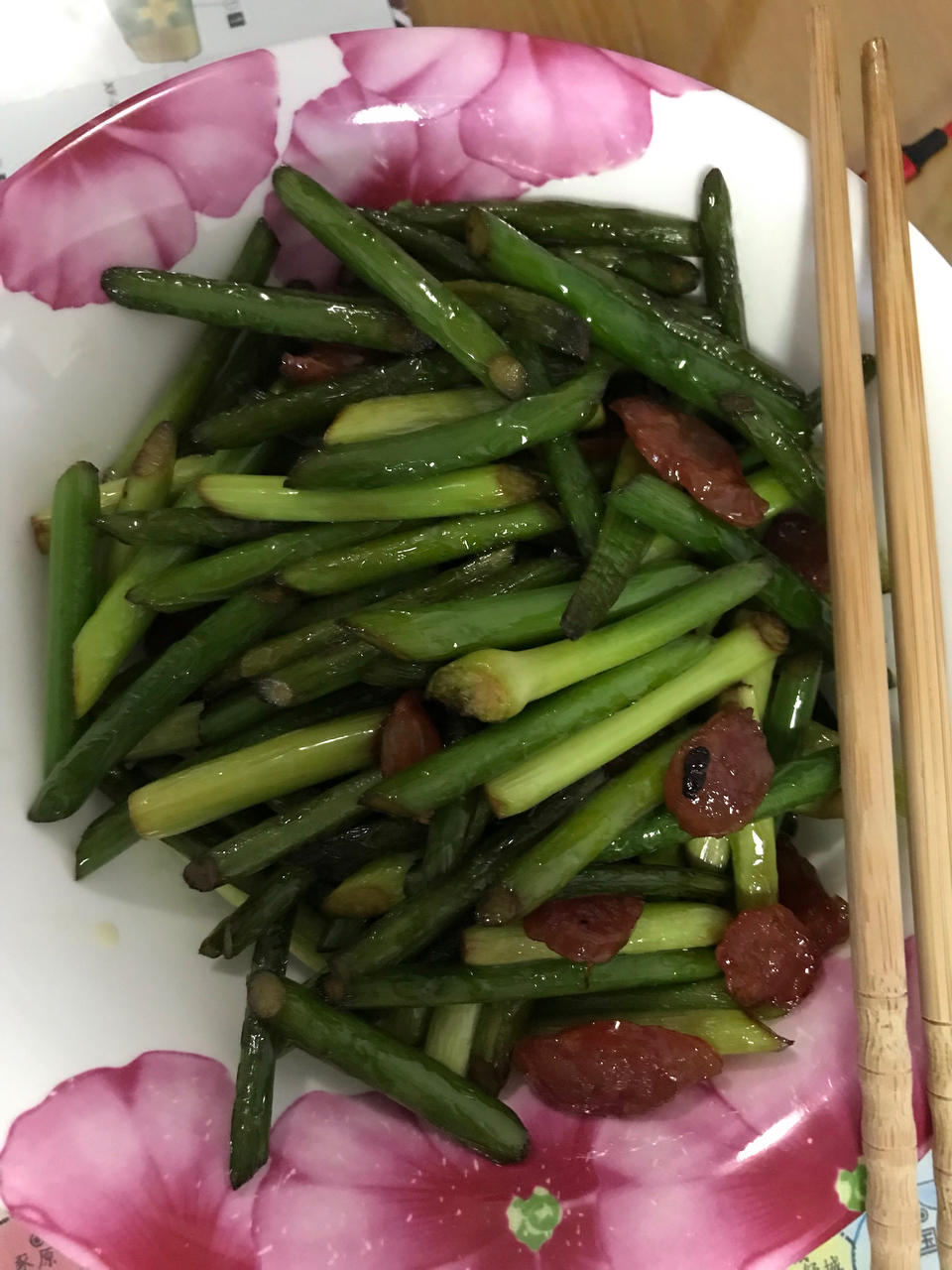 蒜薹炒腊肠