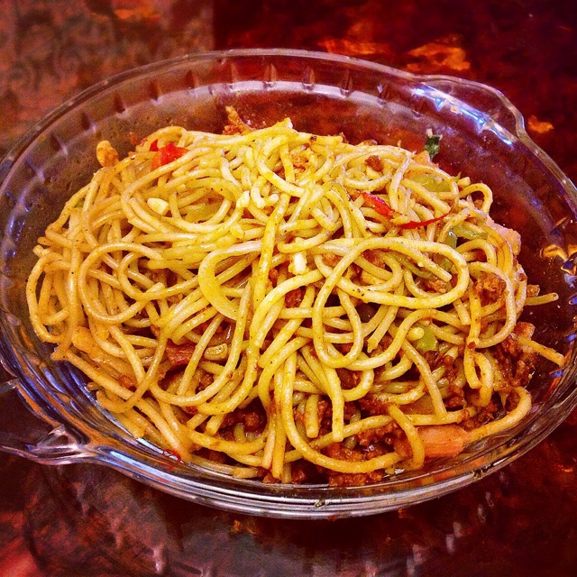 番茄肉酱意大利面