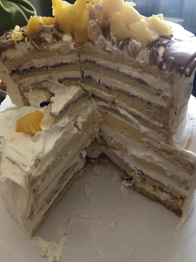 8➕6寸双层蛋糕