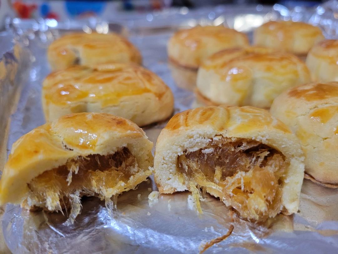 凤梨酥饼➕酸甜可口的纯凤梨馅