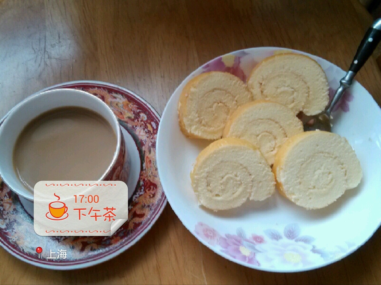 戚风奶油蛋糕卷