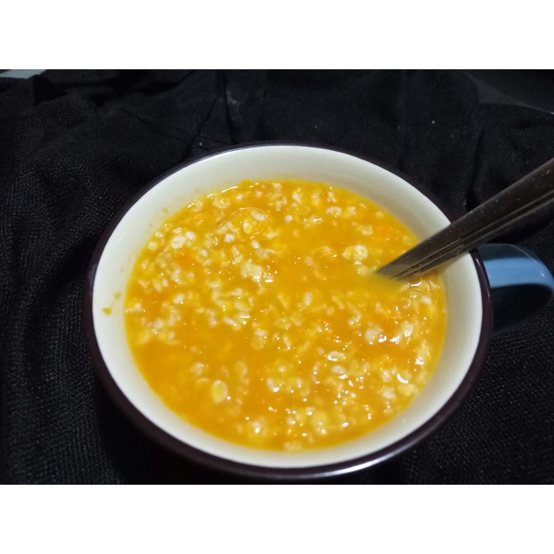 夏花静美做的南瓜燕麦粥