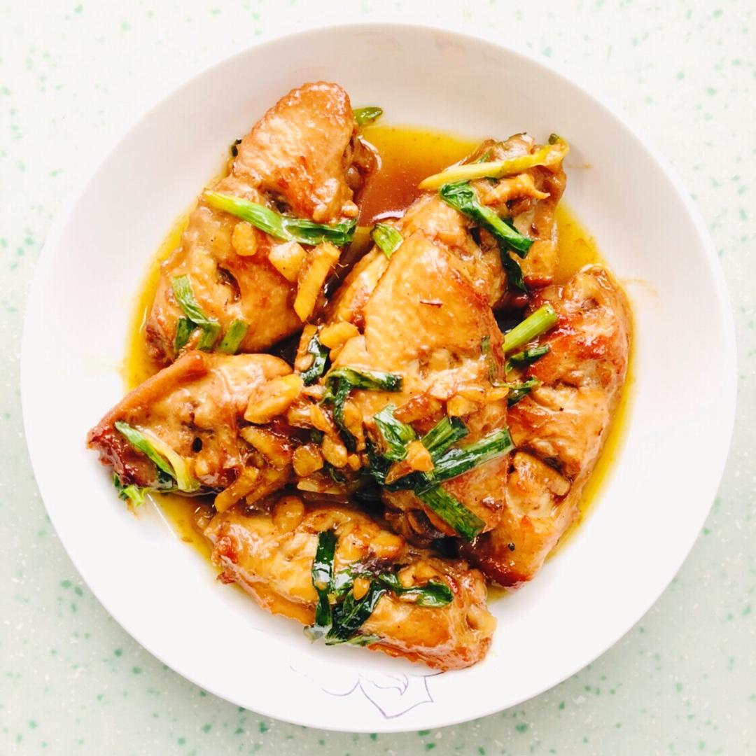 香葱焖鸡翅