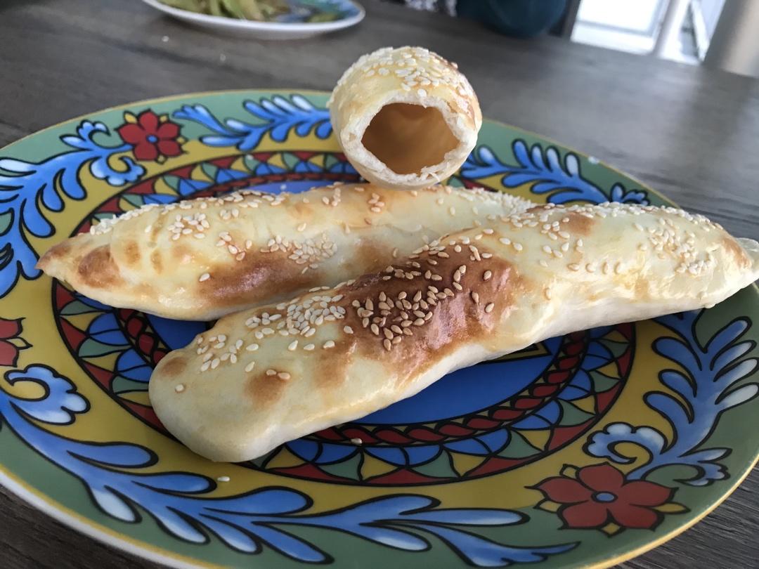 不用发面，简单易做，酥脆可口的空心糖烧饼