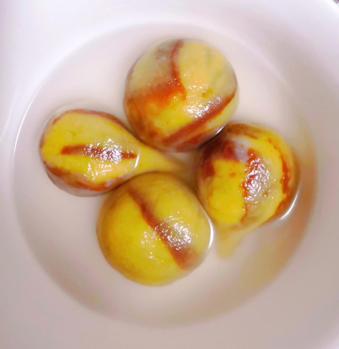 虎虎生威～虎纹汤圆