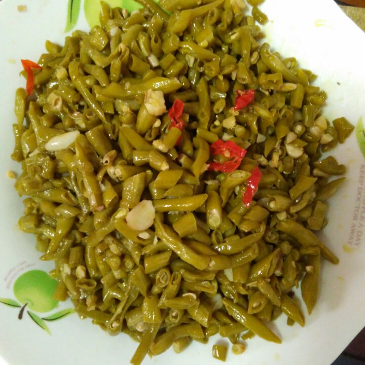 清炒酸豆角