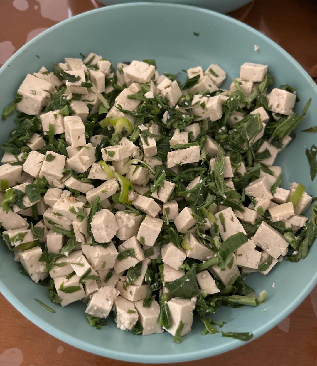 五分钟快手凉菜：香椿芽拌豆腐