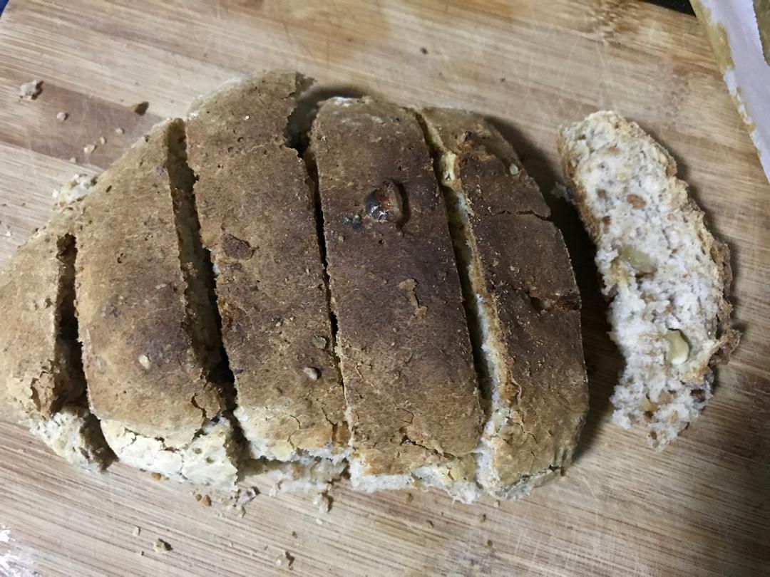 全麦核桃包～软欧包