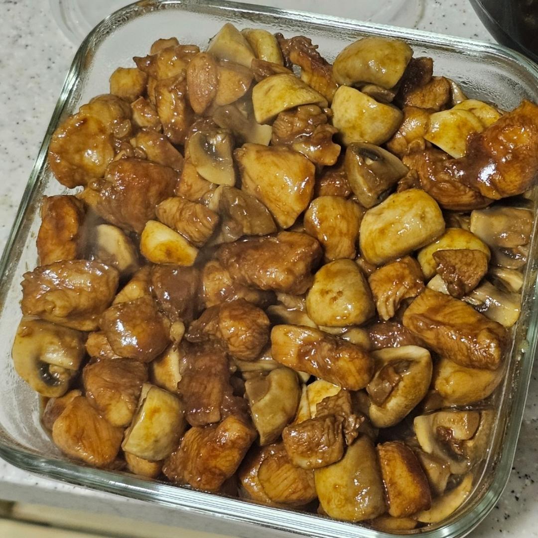 口蘑鸡胸肉