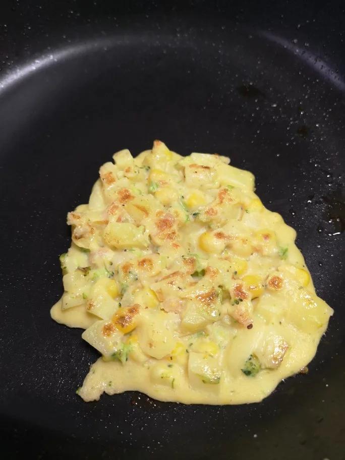 营养早餐土豆虾饼